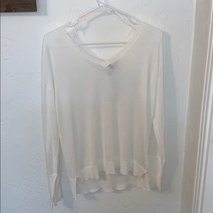 Lulus white long sleeve shirt